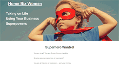 Desktop Screenshot of homebizwomen.com